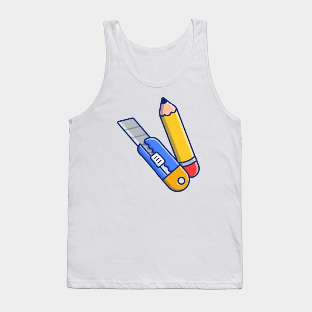 Pencil And Cutter Tank Top by Catalyst Labs